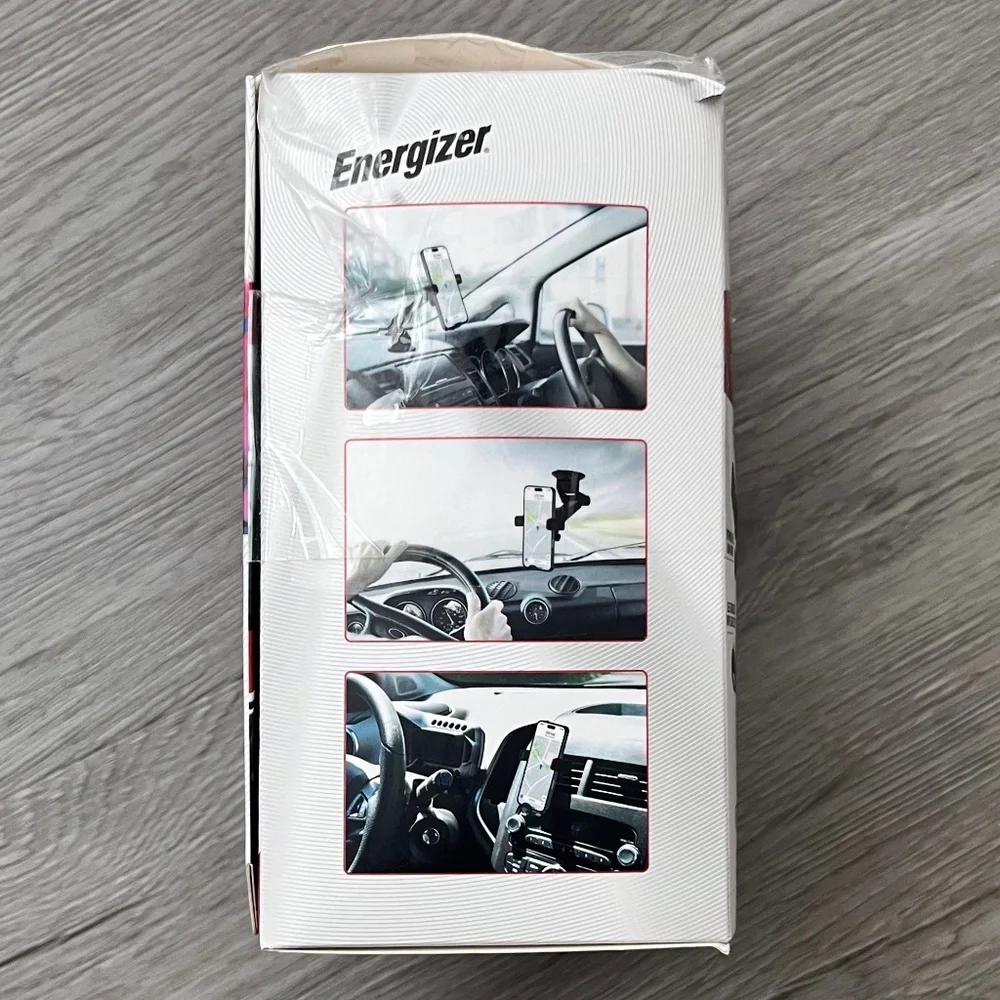 Energizer Car Accessory Dash and Window Extendable Mount, New Open Box